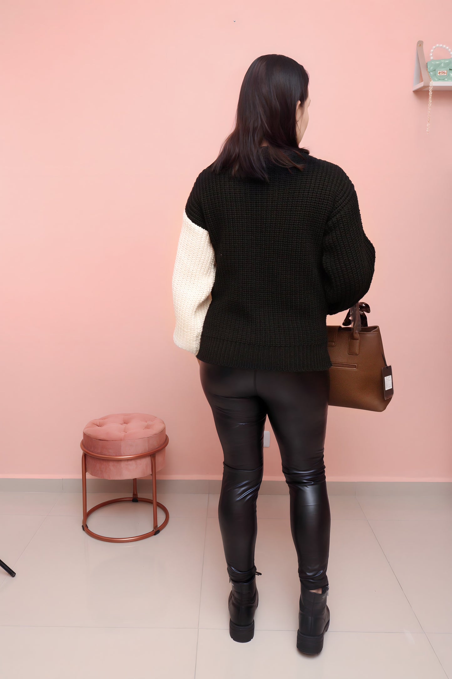 Blusa Tricot Coração