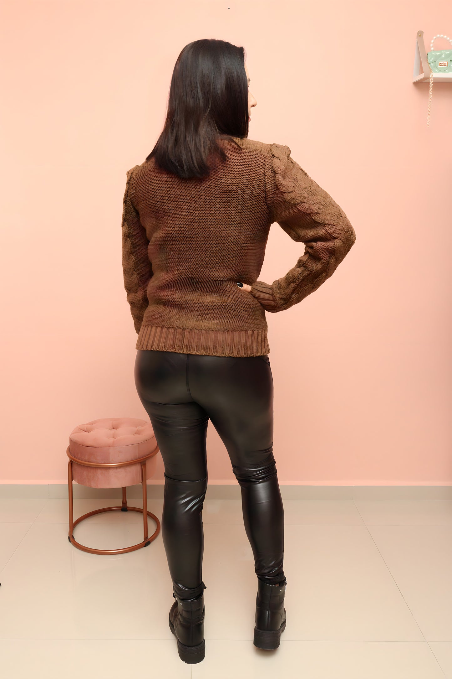 Blusa Tricot Trança
